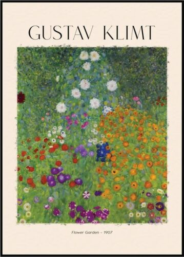Gustav Klimt - Květinová zahrada A4